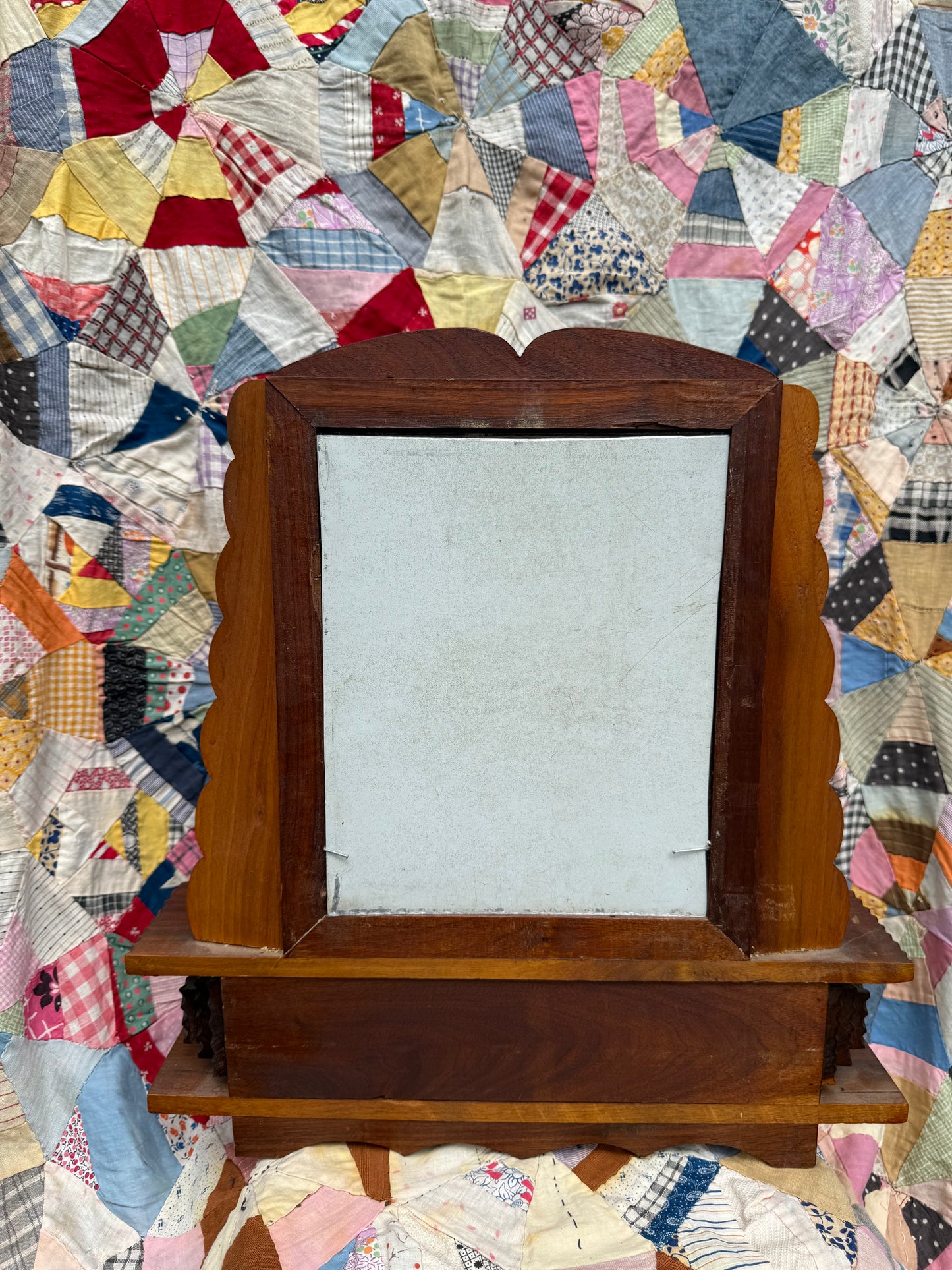 Tramp Art Tabletop Frame + Drawer (PS)