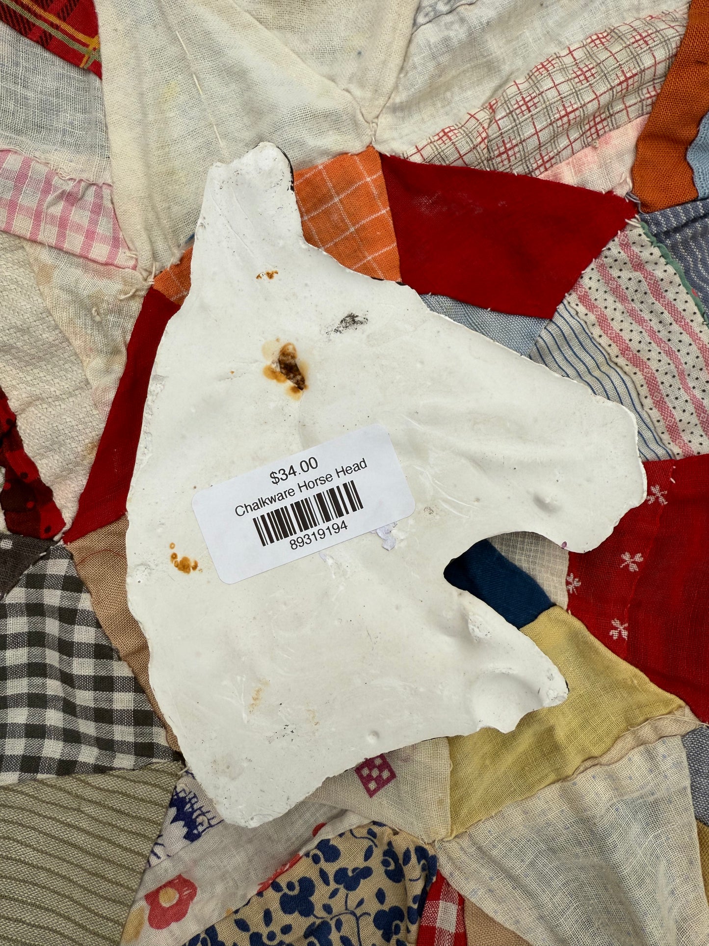 Chalkware Horse Head (PS)
