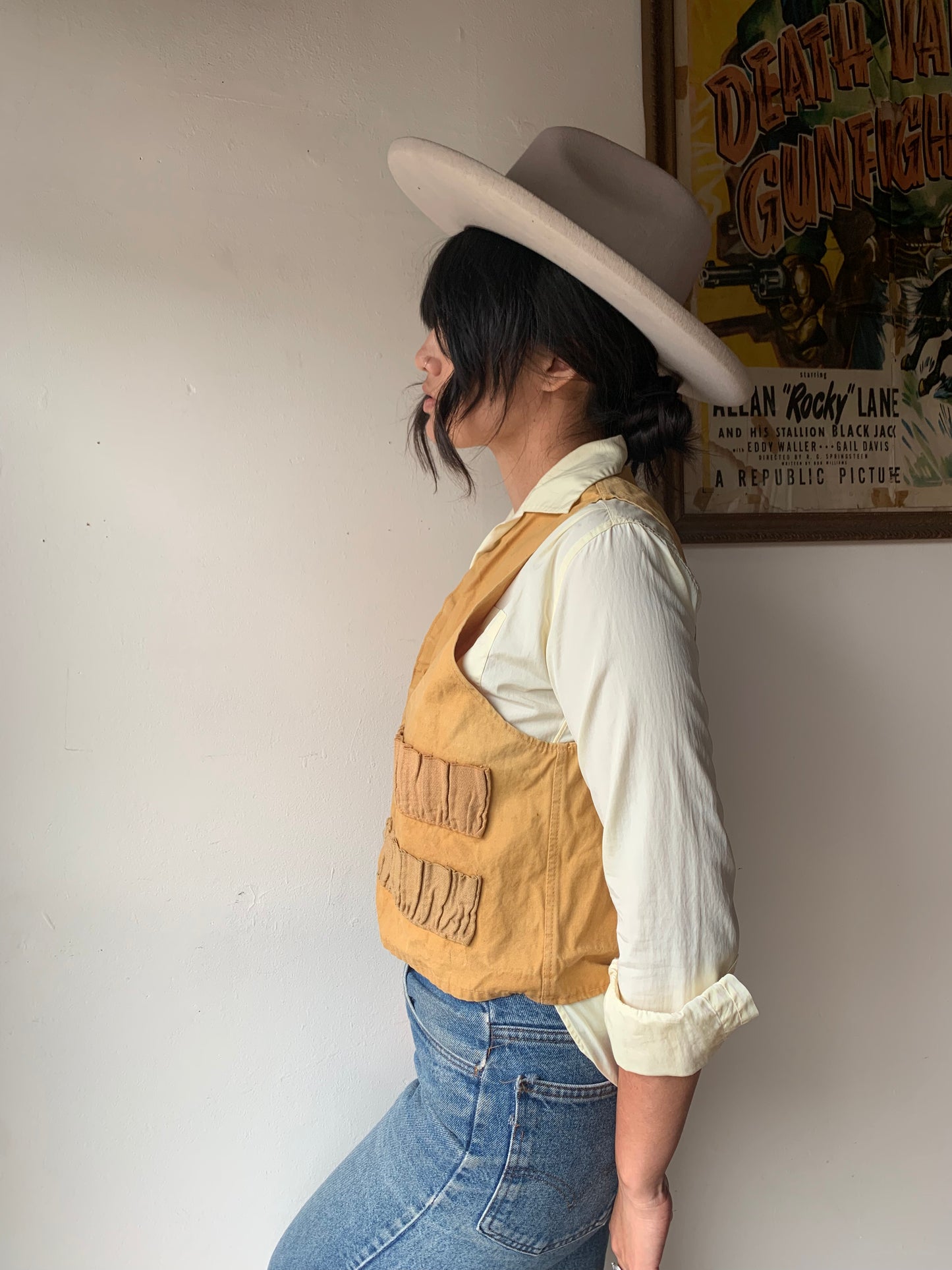 men's canvas vest