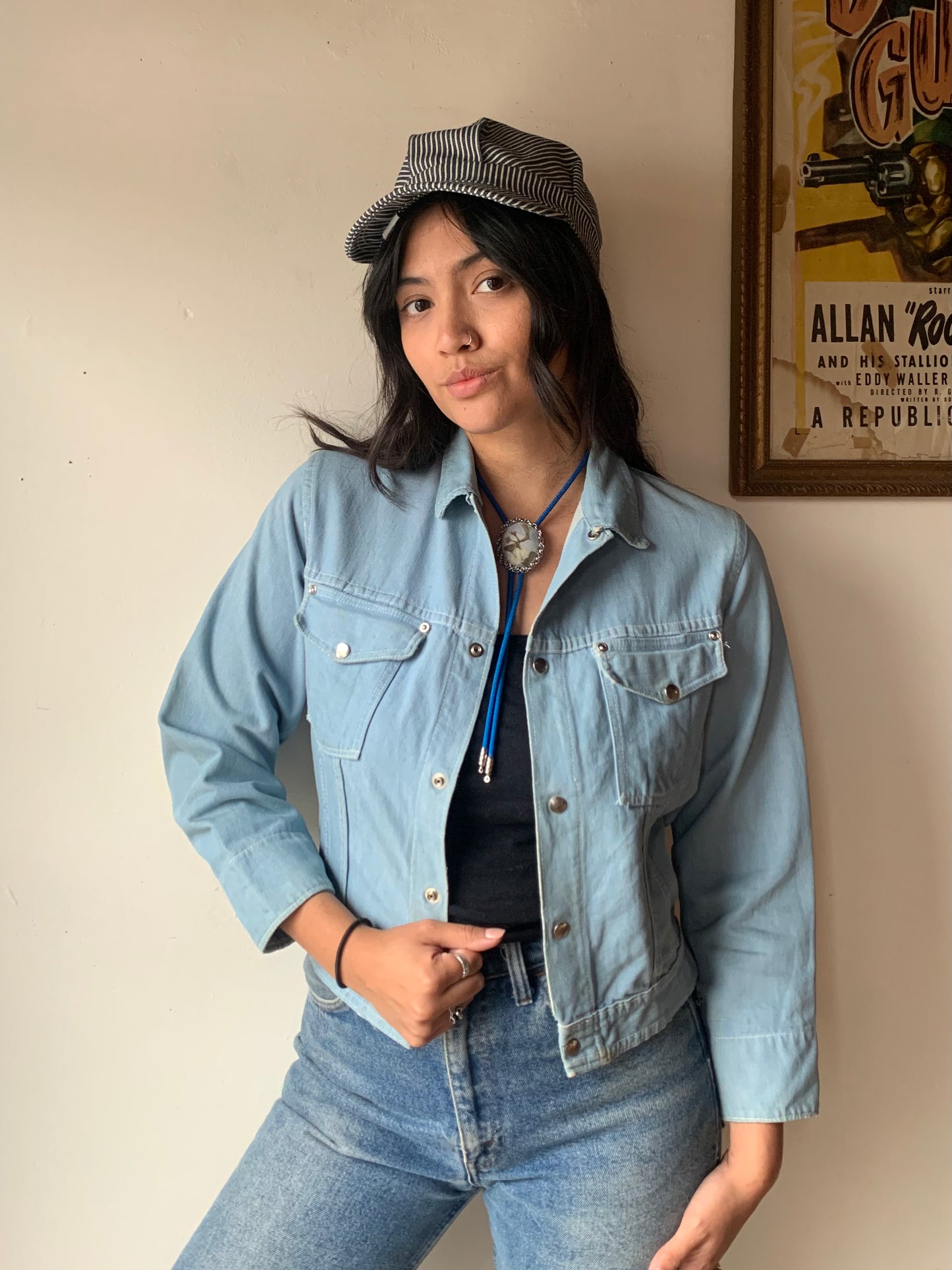 70s Light Blue Denim "Beverly" Jacket