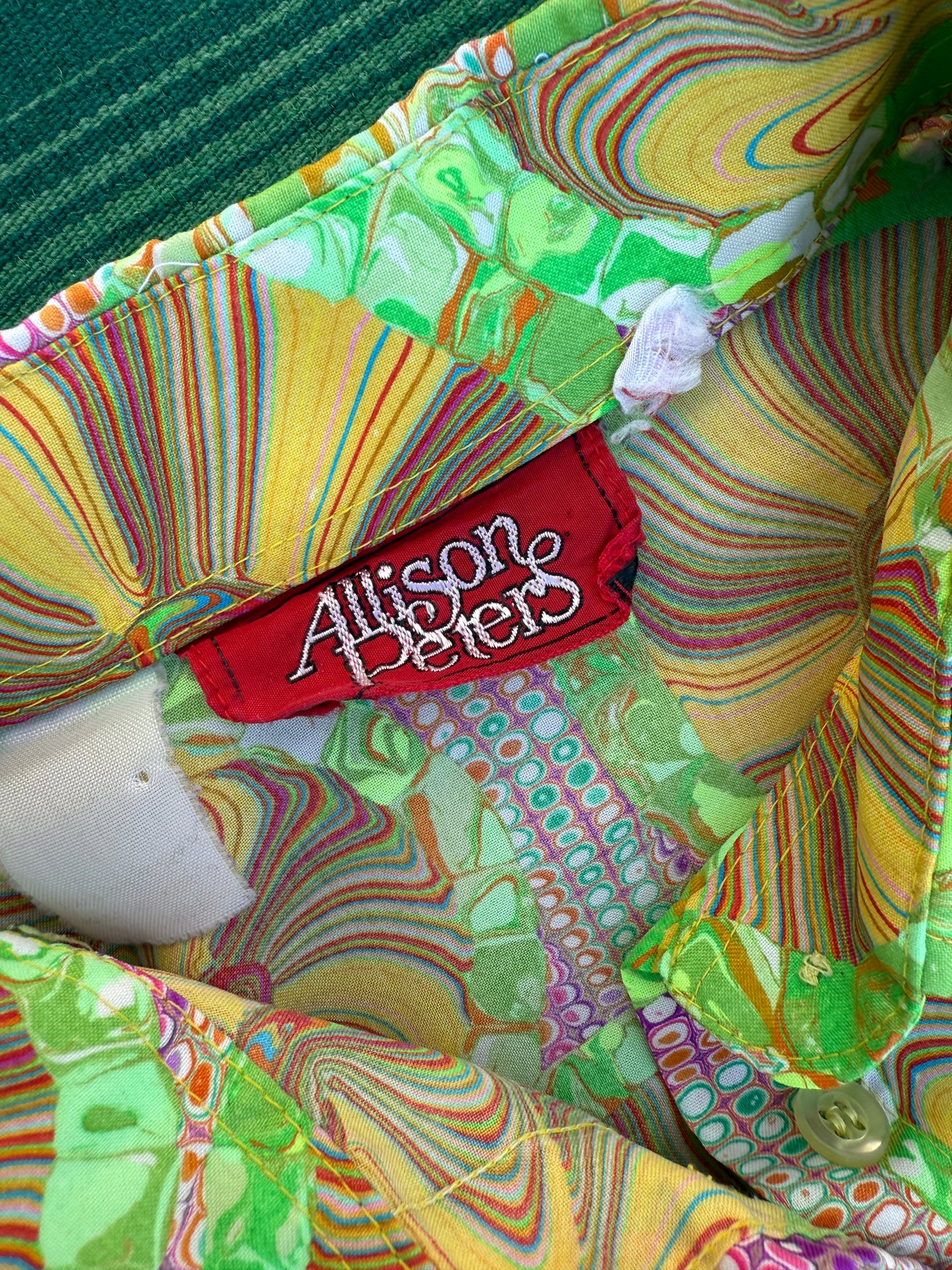 1970s Psychedelic Button Down (LR)