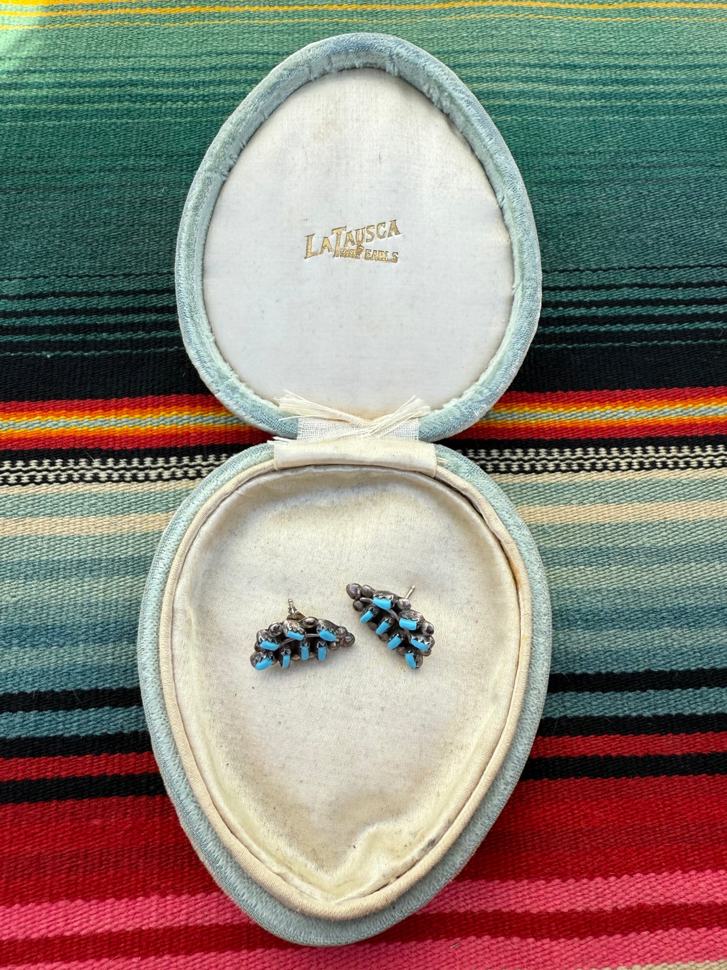 Petite Point Leaf Earrings (MA)