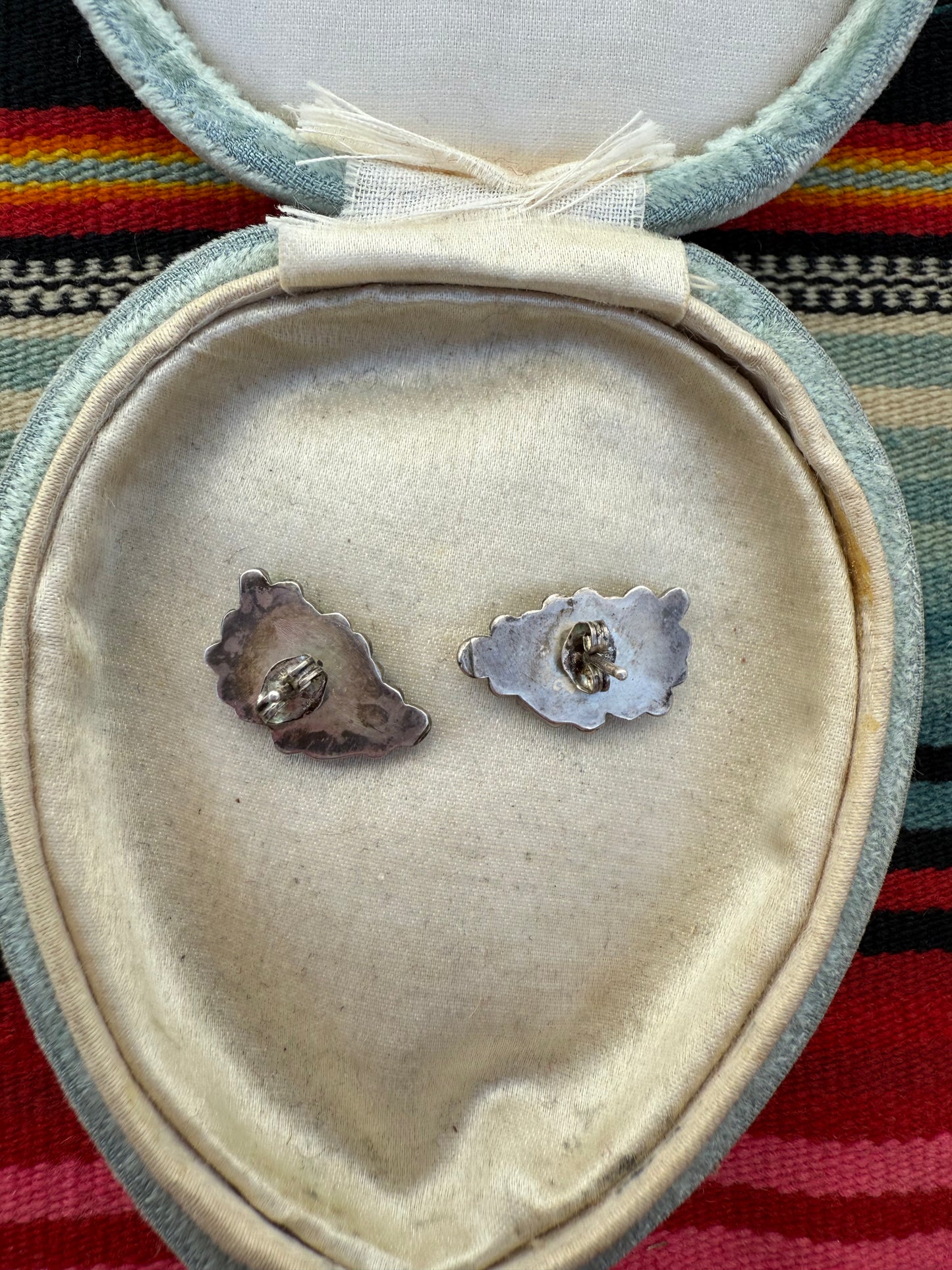 Petite Point Leaf Earrings (MA)