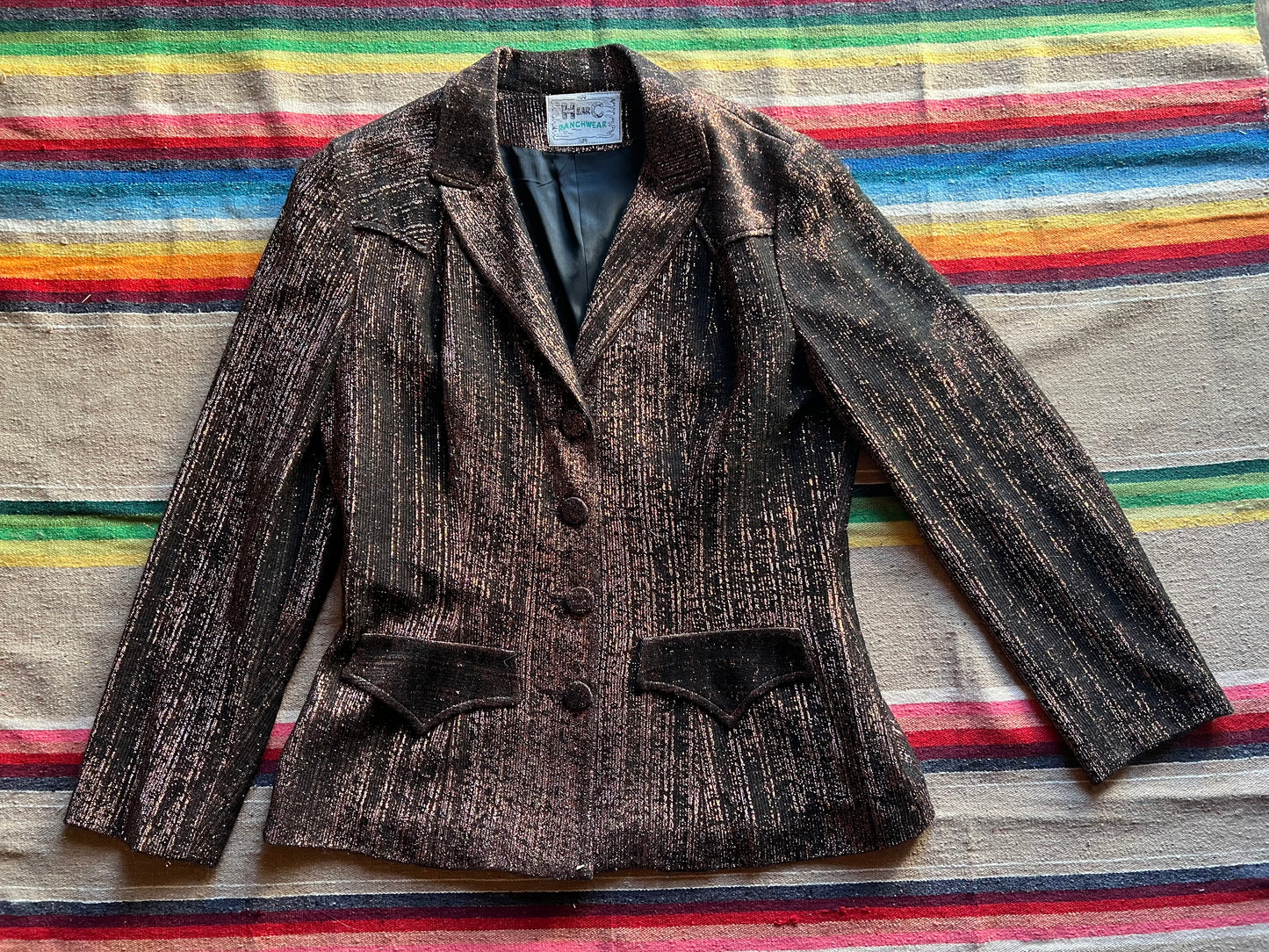 VTG H Bar C Sparkly Suit Set