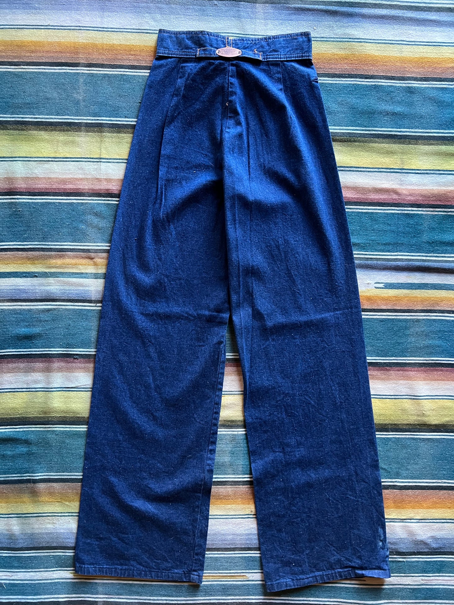 Vtg 70s Levi’s Buckle Back Wide Leg Jeans
