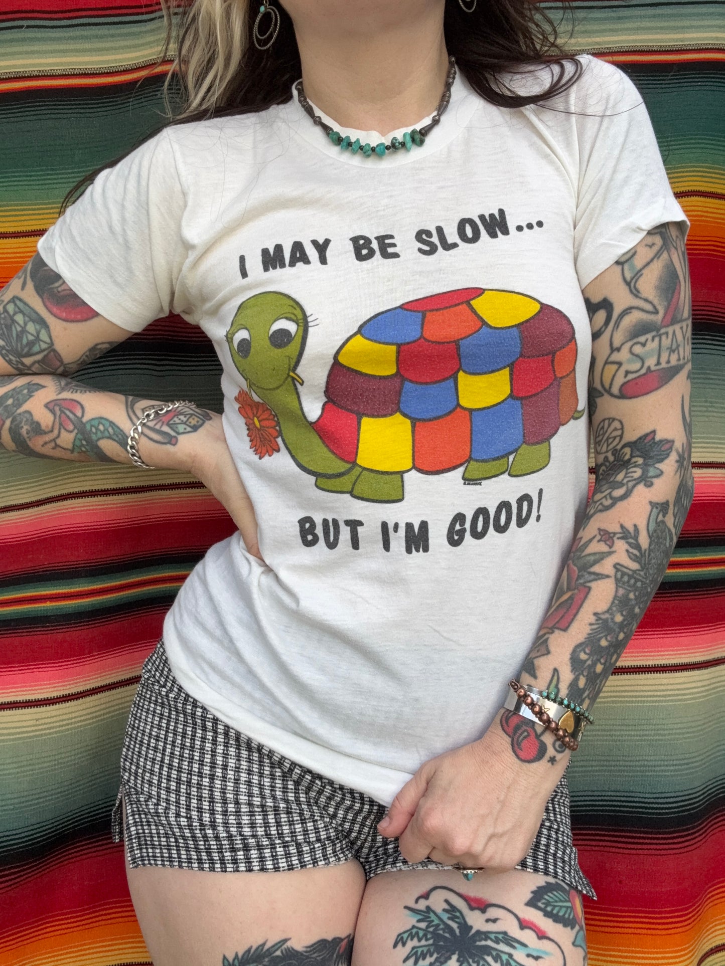 Vintage Slow But Good Turtle Tee (NL)