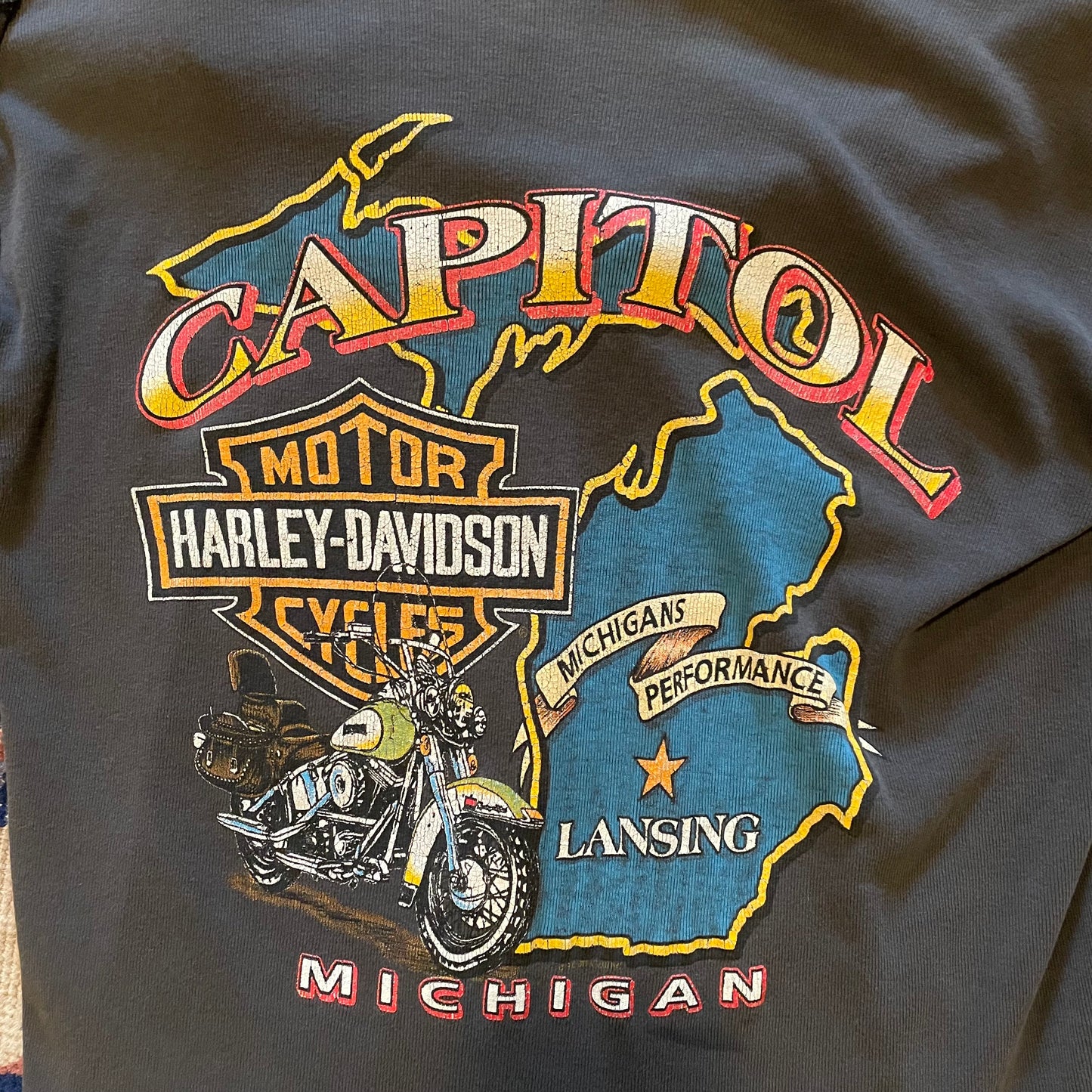 "Milwaukee, WI' Harley Davidson Henley