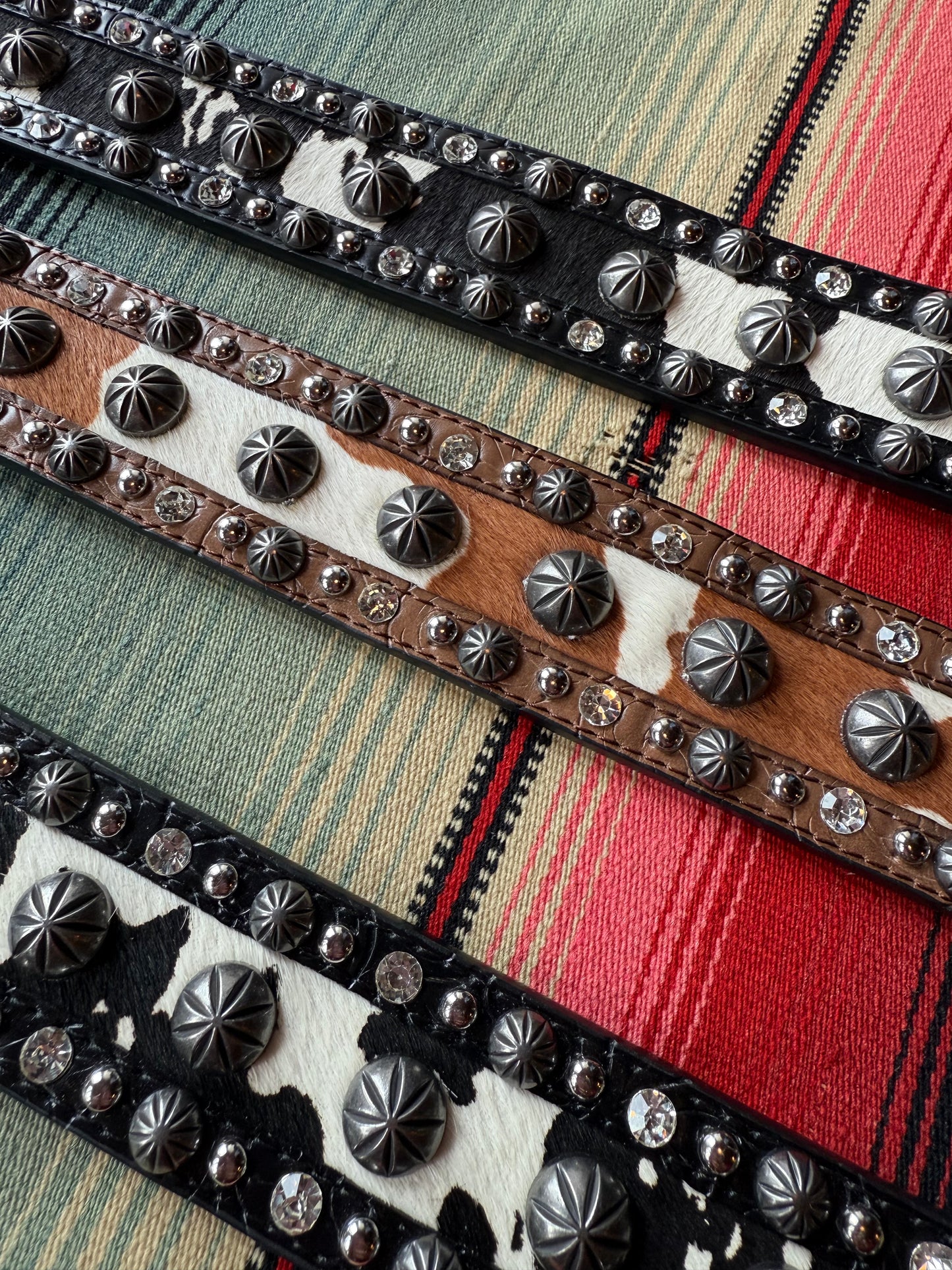 Assorted $125 Cow Print Belts