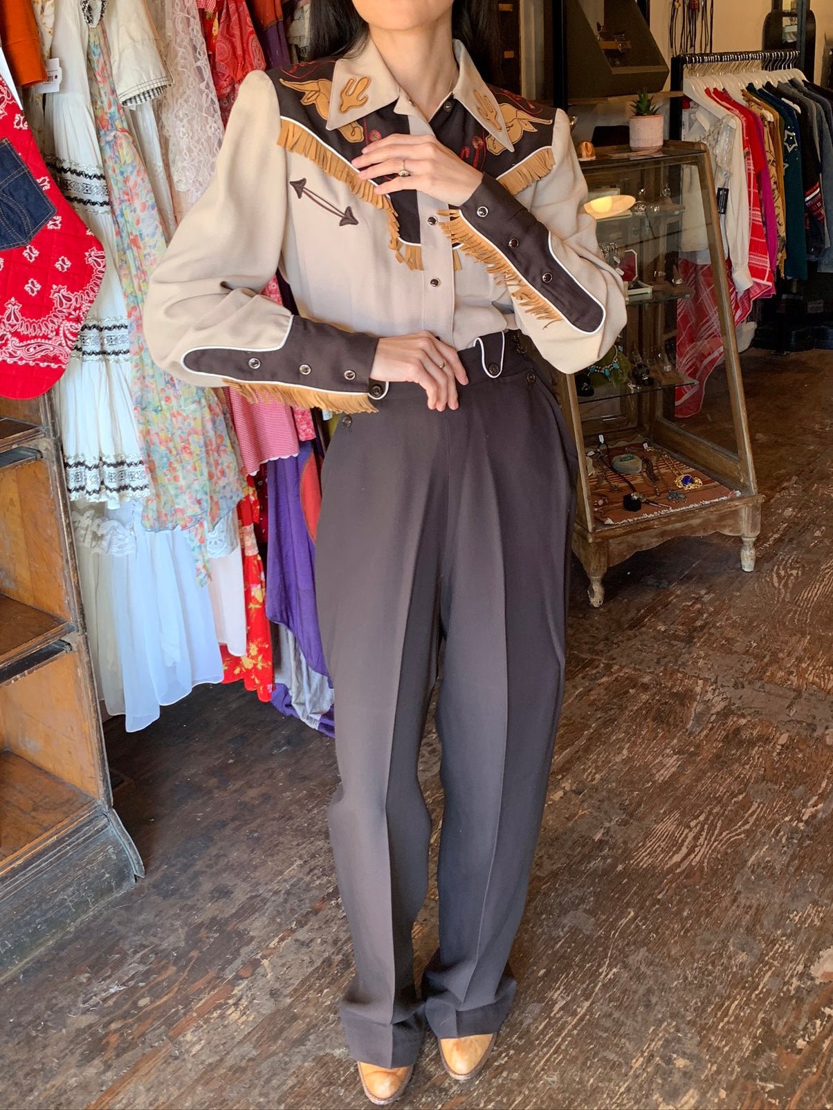 Vtg. 1950's Women's Western Suit