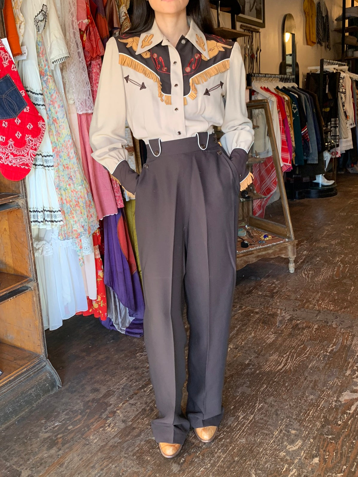 Vtg. 1950's Women's Western Suit