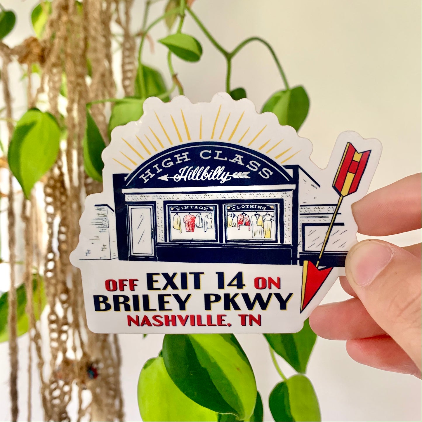 High Class Hillbilly Stickers