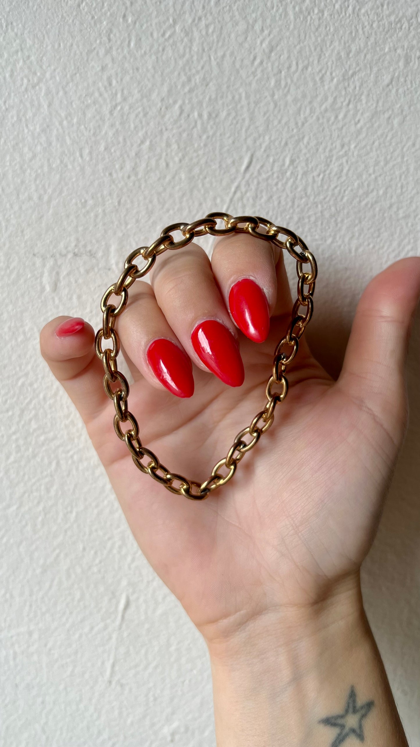 Goldtone Chainlink Bracelet
