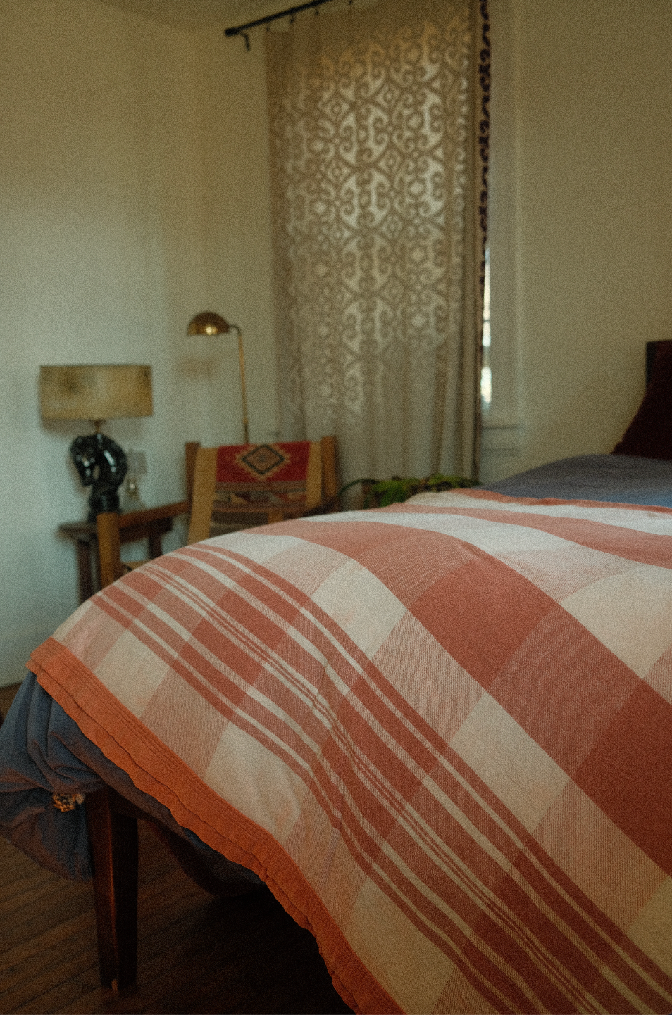 1950s Dusty Rose Beacon Blanket