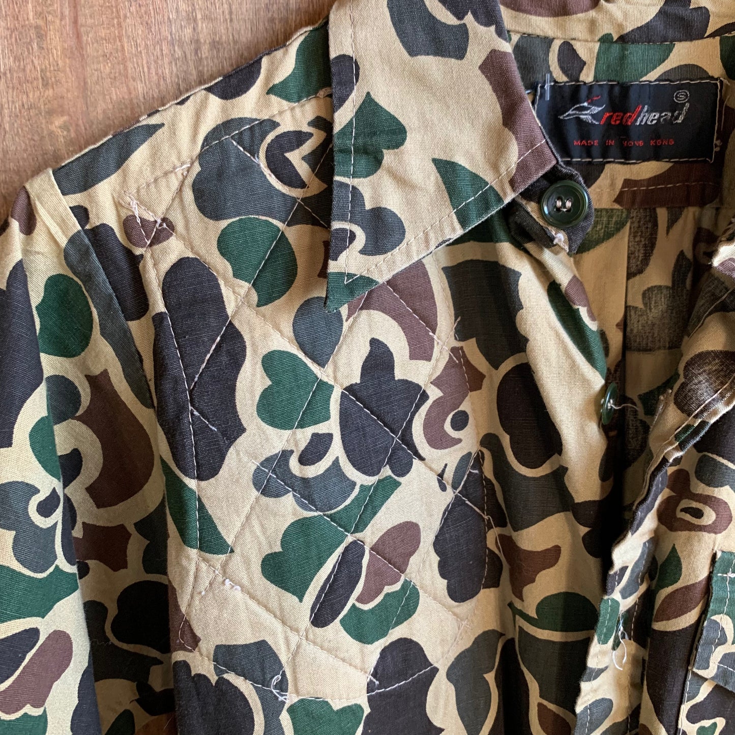 ESEK Airlines Camo Button Down Shirt (S)