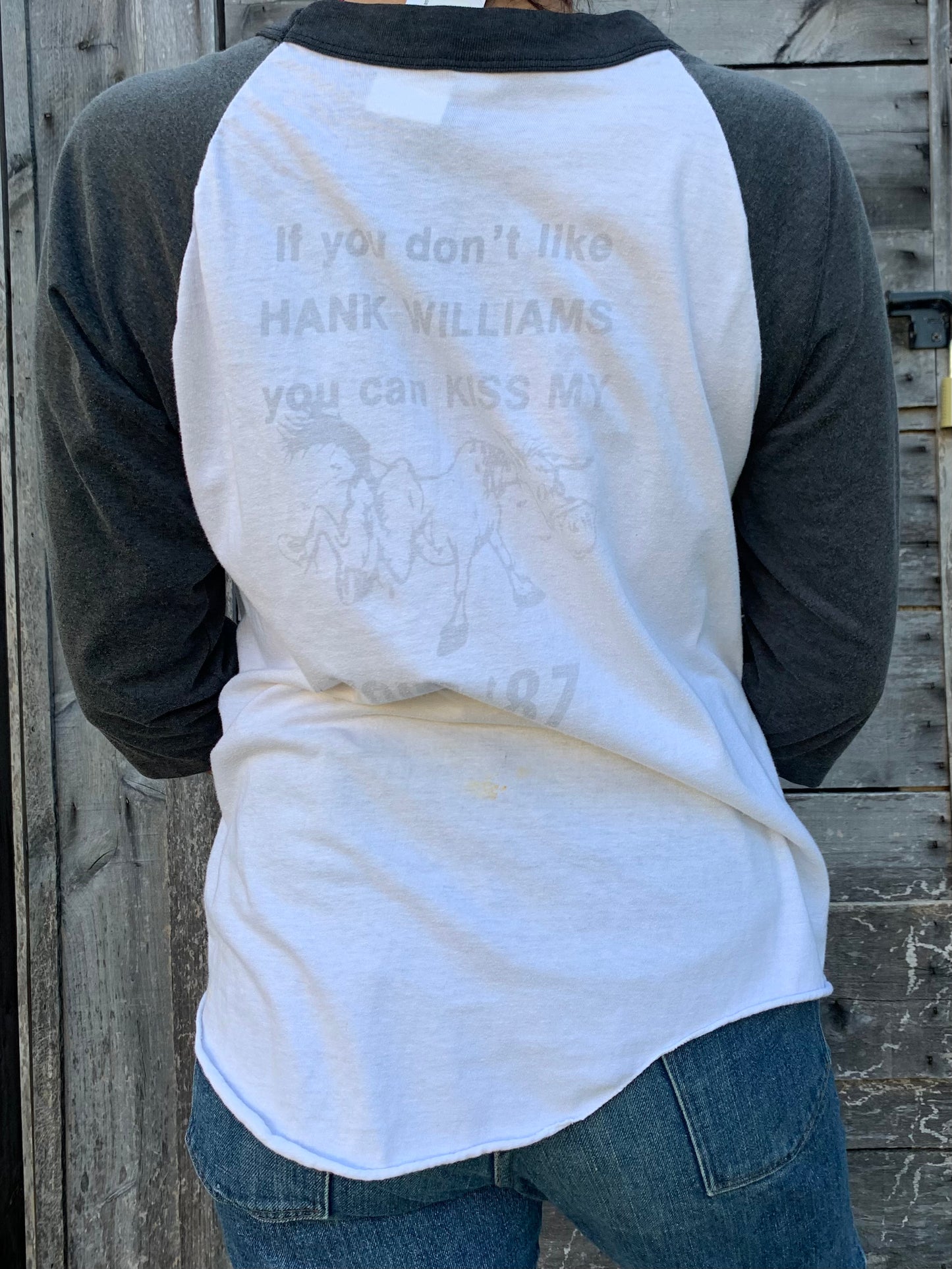 Hank Williams Jr. Bocephus '87 Tour Tee (S/M)