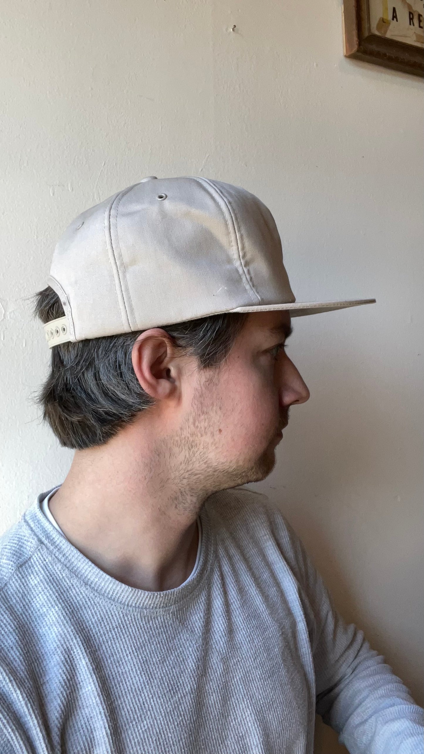 Vtg. Beige Deadstock Hat